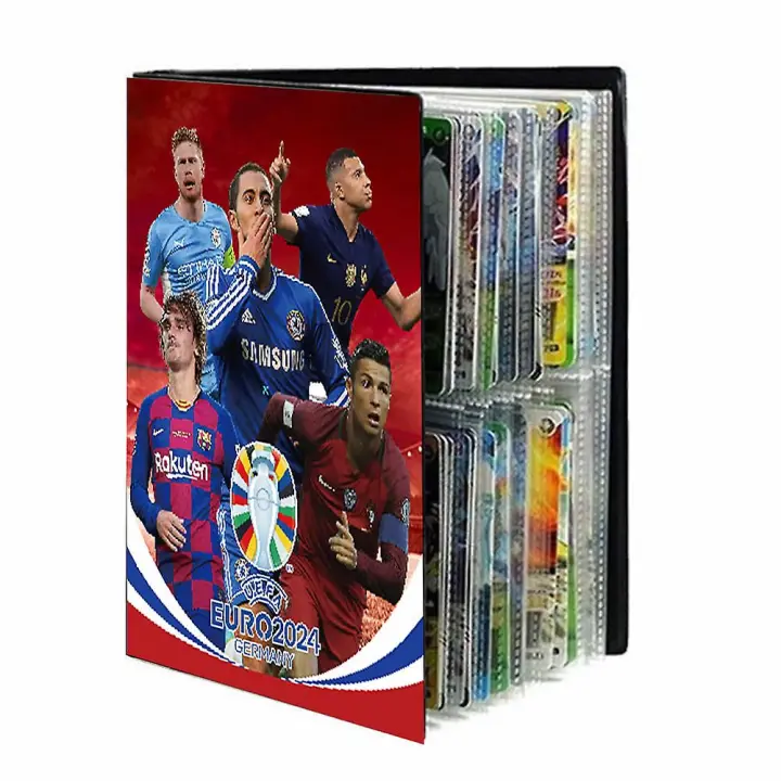 Álbum de cartas de estrellas de fútbol - Carpeta de colección de 240 cajas de cartas de estrellas - - 1
