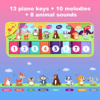 Teclado Musical Para Niños 80x30cm Alfombra De Música Multifuncional Con 8 Sonidos De Animales Juguete Educativo Para Bebés Y Niños De 3 a 6 Años - details 4