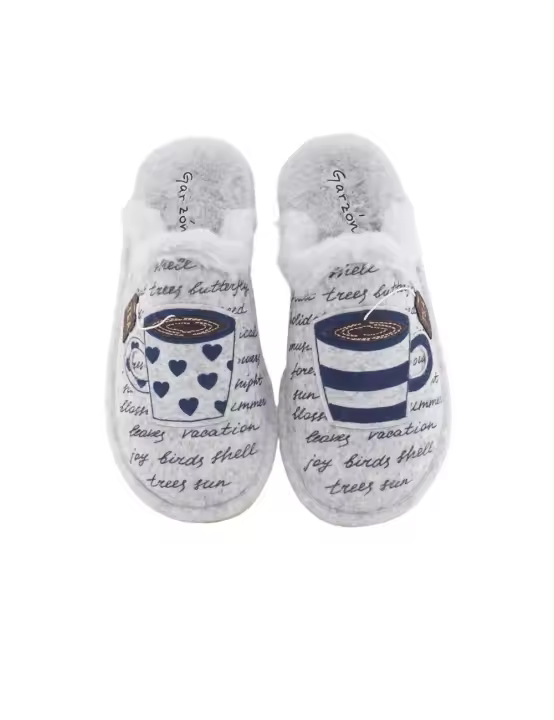 Zapatillas Garzón Mujer Casa Parquet Tazas de Té - 1