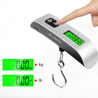 Báscula Digital Portátil De 50kg Escala Electrónica Con Pantalla LCD Herramienta De Pesaje Para Maletas Y Bolsos De Viaje - details 0