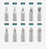 Juego De Destornilladores Magnéticos Con Bit Hand Tools Herramientas Multifuncionales Para Reparación De Coches Y Muebles Kit De Accesorios De Herramientas - details 2