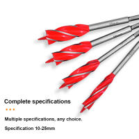 Broca De Apertura De Agujeros Para Carpintería 1/8pcs 10-25MM Con Soporte De Cuatro Ranuras Y Cuatro Hojas De Acero De Alta Velocidad Para Desbloquear Puertas - details 5