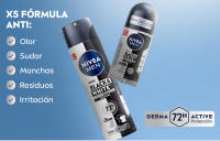 NIVEA MEN Pack ahorro - Black & White Invisible Original Spray Desodorante para hombre 200ml x 6 unidades - details 1