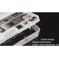Caja De Almacenamiento Plástica Multiusos SUNSHINE SS-001A Para Reparación De Teléfonos Móviles Y Partes De IC De Placa Madre - details 7