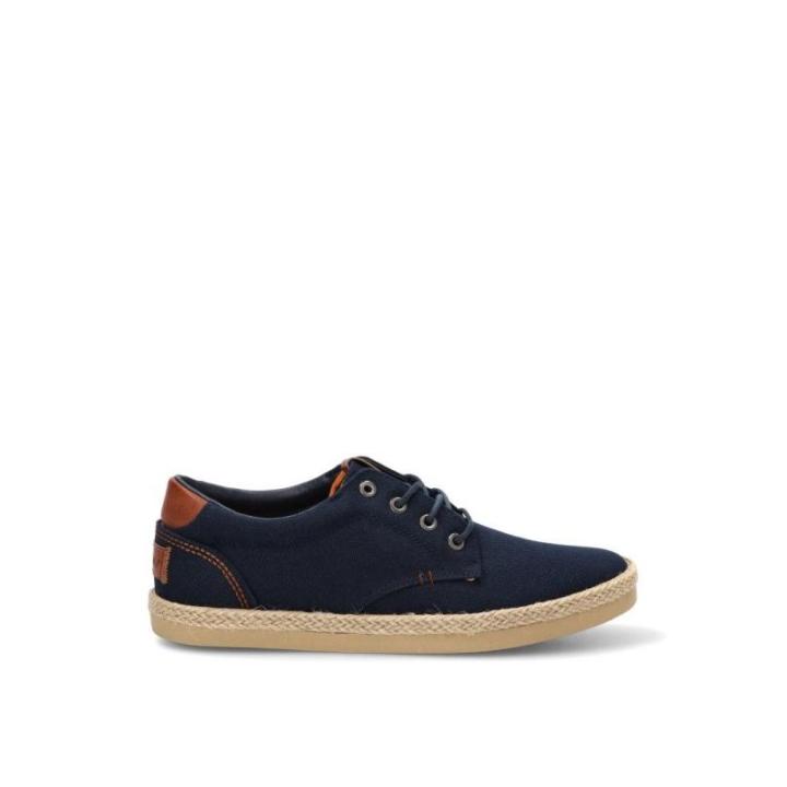 Zapatillas Etika - Hombre - Suela Plana - Modelo 82046 - Color Azul
