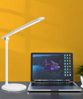 Aigostar lámpara escritorio LED, flexo de escritorio plegable con cable, batería recargable, 3 modos, 5 niveles de brillo, puerto tipo C, función de memoria, control táctil, flexible ajustable,blanco - details 7