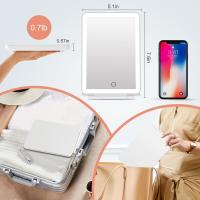 USB Recargable Espejo Maquillaje con Luz, de Noche Luz Portátil Ajustable with 72 Luces, Iluminación de 3 Colores, Pantalla Táctil, Fuente de Alimentación Dual, Espejo Cosmético de Mesa - details 0