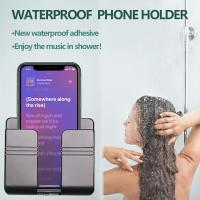 Soporte para teléfono de montaje en pantalla, soporte para teléfono con autoadhesivo. Soporte para teléfono para Ducha - details 2