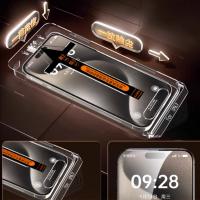 2PCS Protector De Pantalla De Vidrio Templado Para iPhone 15 pro Max Anti-Scratch Fácil Instalación Vidrio De Vidrio Transparente Para iPhone 15 Promax - details 3