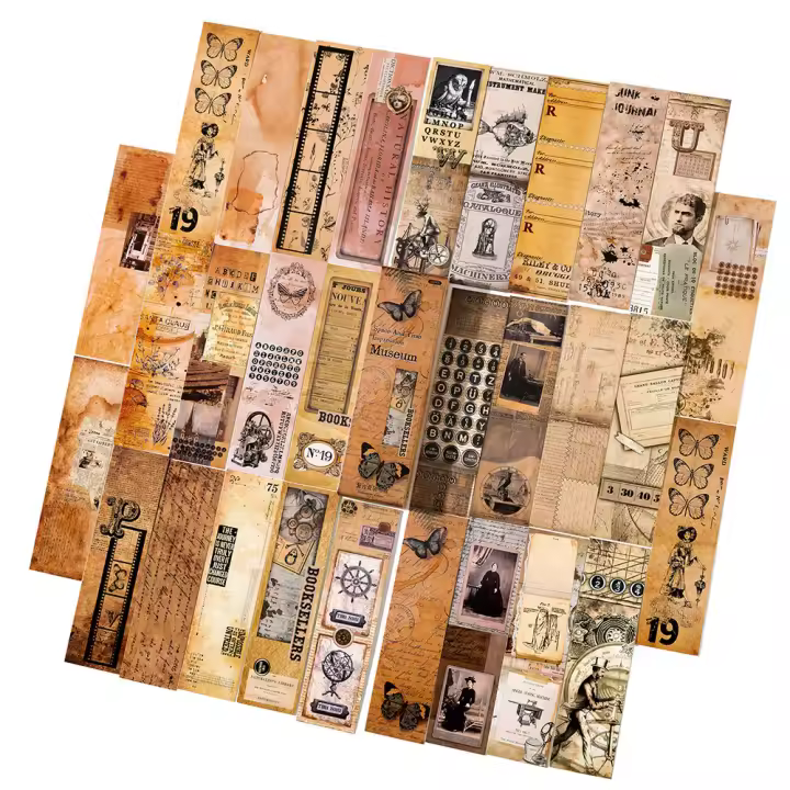 30 Piezas Marcadores De Libros Artísticos Vintage Decorativos Accesorios Para Lectura Suministros Escolares Y Oficina - 1