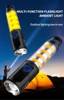 Linterna LED Super Brillante Multi Funcional Para Camping Luz De Emergencia Para Running Al Aire Libre Con Zoom Pocket - details 0