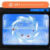 23L Calentador de toallas caliente UV con cámara de aluminio, calentador de toallas de baño con calentamiento rápido para Spa Facial, salón de belleza y cabello, Uso enchufable,Gabinete de desinfección de toallas ultravioleta - details 4