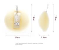 2 PCS Balones De Masaje Para Baño Cepillo De Baño De PA Limpieza De Arcilla Frotación De Espalda Toalla Suave Y Cómoda Para Mujer Accesorios De Baño Lindos - details 12