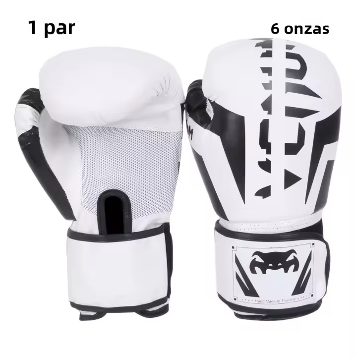 Guantes De Boxeo Para Adultos Resistente Al Desgaste Y Transpirables Equipamiento De Kickboxing Para Atletas Unisex - 1