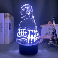 Figura De Anime Tokyo Revengers Lámpara 3D De Acrílico Iluminada Para Decoración De Habitación De Niños Regalo De Cumpleaños Luz Nocturna Con Control Remoto - details 18