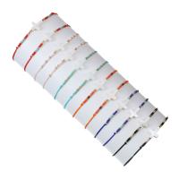Juego De 12 Pulseras De Moda Con Patrón De Cruz Y Granulados Multicolor Para Mujer Set De Pulseras De Fiesta Temperamento - details 5