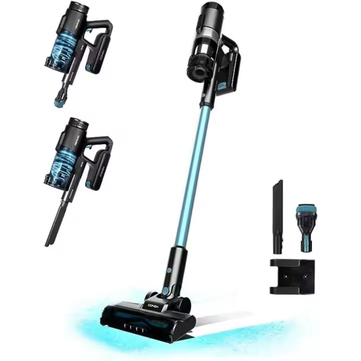 Aspirador Escoba 3 En 1 Conga Rockstar 1500 Ray Free. 215 W 12 Kpa Autonomía De 45 Minutos Cepillo Mixto Depósito De 500 Ml Ciclón Paralelo Accesorio 2-1 Y Accesorio Esquinas - 1