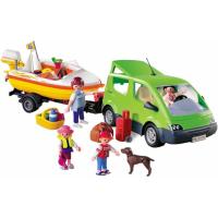 PLAYMOBIL coche familiar con lancha Family Fun (4144) - details 1