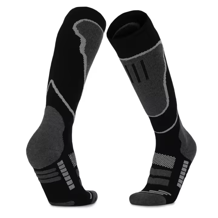 Calcetines Térmicos De Lana Merino Para Hombres Y Mujeres Calcetines Largos Calientes De Compresión Para Esquí Escalada Snowboard Deportes - 1