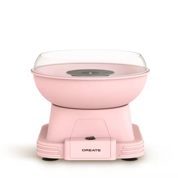 CREATE  - Máquina de algodón de azúcar, rápida, fácil, acero, aluminio, teflón - COTTON CANDY MAKER - 1