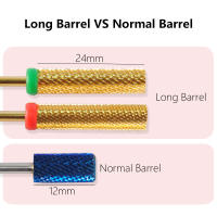 Broca De Uñas Carburo Super Larga 24mm Accesorios Para Taladro Eléctrico Herramienta De Manicura Corte De Cutícula Y Piel Muerta - details 1