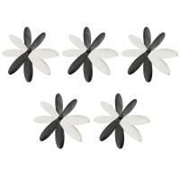 20 piezas de hélices de reposición para Hubsan X4 H107, lighter Negro y Blanco - details 1
