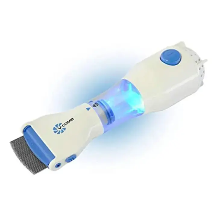Peine Eléctrico Cabeza Extracción de Piojos, Cabeza Eléctrica Pulgas Peine, Sin Dolor, Segura con Suaves para Niños Y Adultos - 1