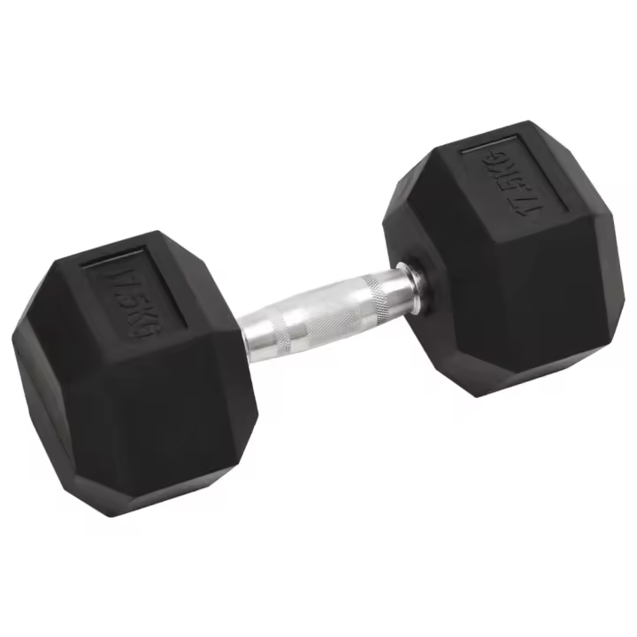 vidaXL Mancuerna hierro fundido 17,5 kg - 1