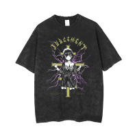 Camiseta Vintage Para Hombre Camiseta De Algodón Holgada Con Mangas Cortas Estampado Acido Estilo Casual Unisex - details 5