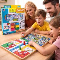 Juego De Mesa Parchís Y Oca 2-6 Jugadores Tablero Reversible Clásico Familiar - Karawan - details 3