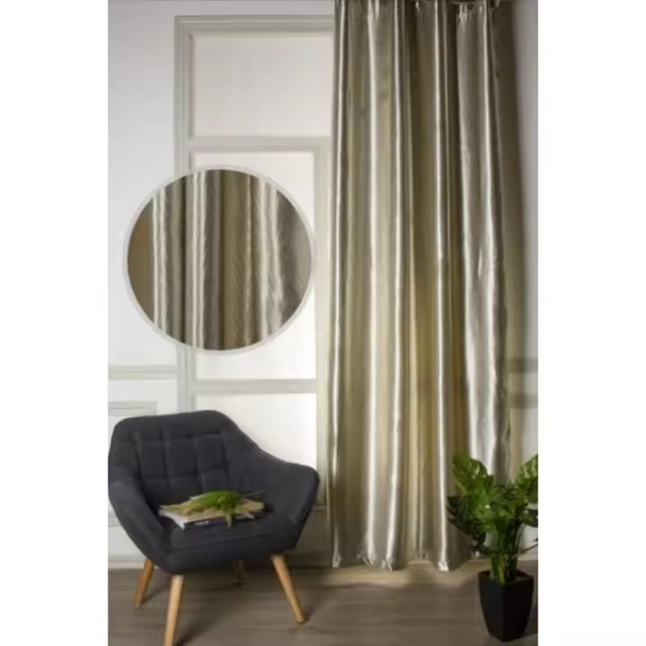 Cortina opaca estampado de color liso disponible en una amplia gama de tamaños poliéster.150x260cm ,decoracion para dormitorio. - 1