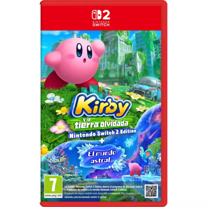 PREVENTA KIRBY Y LA TIERRA OLVIDADA NINTENDO SWITCH 2 EDITION JUEGO FÍSICO PARA NINTENDO SWITCH 2 VERSIÓN ESPAÑOLA GARANTÍA EU Nintendo - 1
