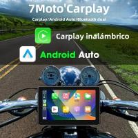 Pantalla Táctil Portátil Para Motocicleta 7 Pulgadas Con Navegación GPS IPX7 Impermeable Soporte Wireless Carplay Y Android Auto - details 24