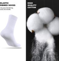 Calcetines Hombre Calzado Hombre Running Hombre Mujer Algodón 6 cables Calcetines Termicos Negro Blanco Calcetines de Trabajo Mujer Respirable Suaves Cómodos Transpirables 35-38 - details 6