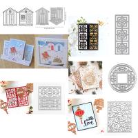 Método De Corte Y Enfoscado De Metal Para DIY Tarjetas De Compra Y Scrapbooking Herramienta De Manualidades Tradicional Chino Marco De Nudo En Valla - details 0