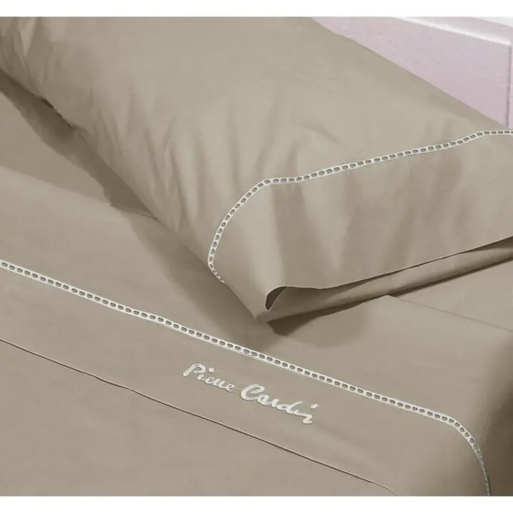 Juego de Sábanas Pierre Cardin ARCADIA Marrón Cama de 135 - 1