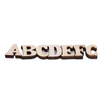 Juego De Alfabeto Inglés De Madera 100 Piezas Para Bebés Herramientas De Aprendizaje Temprano DIY Artesanía Scrapbooking Letras Digitales Aleatorias - details 3