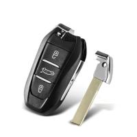 Banner - Carcasa mando llave del coche 3 botones compatible con peugeot y citroen v3