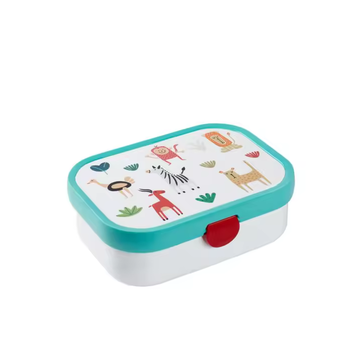 MEPAL caja para almuerzo para niños Campus, con bandeja divisoria extraible y tenedor incluido - 1