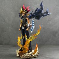 Figura De Anime 28cm Yugi Muto Duel Monsters Monstruos De Cartas PVC Estatua Coleccionable De Modelos Decoración Juguetes Regalos De Navidad - details 4