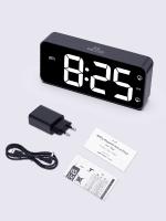 Despertador Digital LED Timits con Doble Alarma y 8 Tonos - Reloj Despertador con Volumen y Brillo Ajustables - Reloj Digital Sobremesa con Snooze - Alimentación por Cable USB (Nero) - details 8
