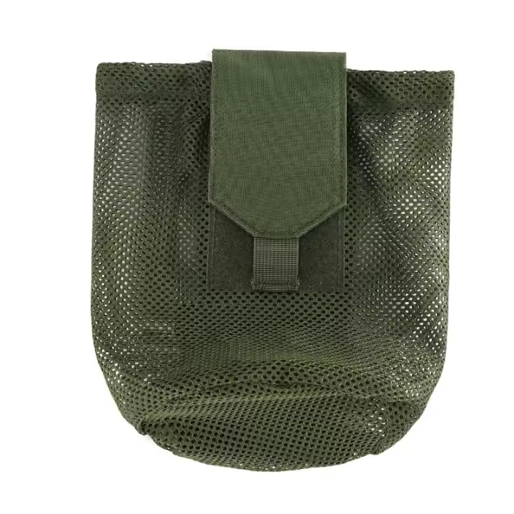 Bolsa De Rollo Plegable Portátil Para Exteriores MicroCompacta De Malla Nylon Para Acampar Senderismo Caza Almacenamiento - 1