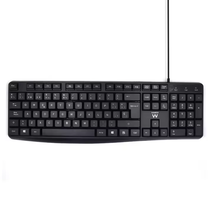 Ewent EW3001 Teclado USB QWERTY Español - Negro - 1