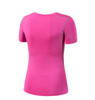 Top De Yoga Para Mujer 2023 Camiseta Deportiva De Secado Rápido Para Gimnasio Running Fitness Poliéster Spandex Manga Corta Transpirable Talla Verdadera - details 7
