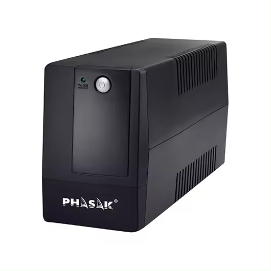 Phasak SAI/UPS 600VA Interact AVR con Estabilizador de Corriente y Pantalla LCD - 1