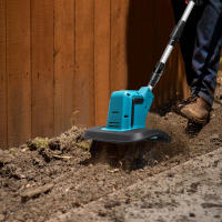 360RPM Cultivador inalámbrico, cultivador eléctrico para jardín de 400 W y 21 V, con un ancho de labranza de 9 pulgadas y una profundidad de 6,6 pulgadas, ideal para césped, jardinería y cultivo del suelo - details 7