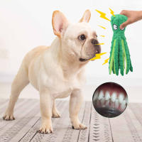 Juguete De Octopus Squeaky Para Perros Interactivo Sin Relleno De Peluche Juguete Masticable Con Papel Grueso Para Pequeños Y Medianos Perros Color Azul Verde Naranja Morado - details 1