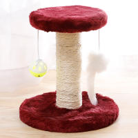 Marco De Juego Para Gatos Doble Capa Plataforma De Salto Divertida Herramienta De Madera Sisal Para Gatos Pequeños Casa - details 4