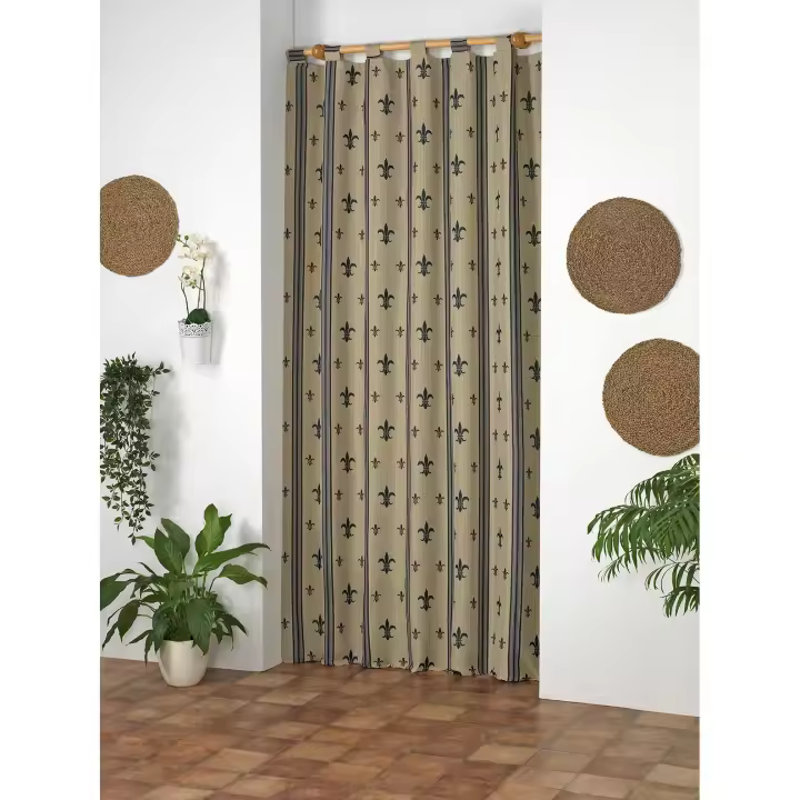 VALENTIA HOME Cortina Alpujarra Flor de Syl | 140x260 CM | Trabillas | Interior y Exterior - 1