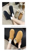 Botas De Nieve Para Mujer Con Suela Gruesa Multifuncional Cálidas De Aumento De Altura Antideslizantes Impermeables Material De La Plantilla De Peluche - details 14